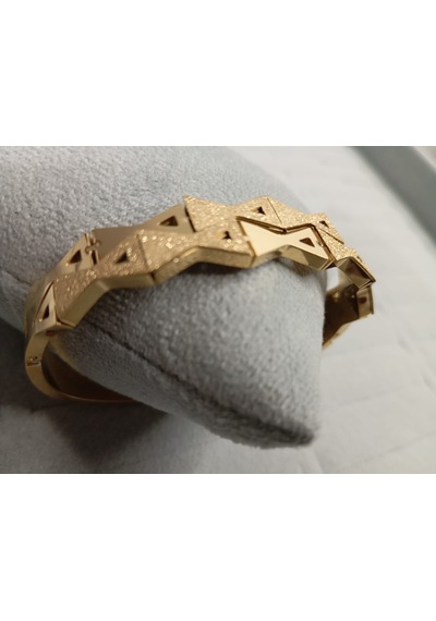Kelebek Model Gold Renk Kelepçe Bileklik Gold