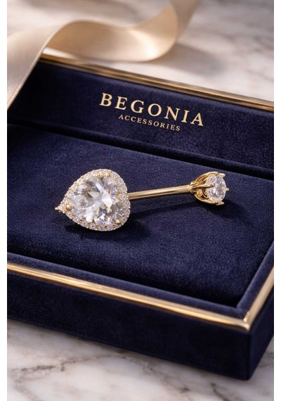316l Cerrahi Çelik Göbek Piercing Zirkon Taşlı Sallantılı Kadın Piercing Paslanmaz Kararmaz Figürlü Fashion Özel Tasarım Göbek Piercing Modeli - 15 Gümüş