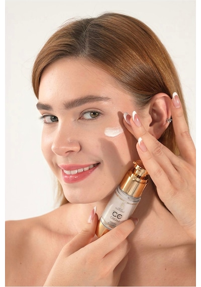 Spf20 Makyaj Bazlı Cc Krem Cilt Tonu Eşitleyici Nemlendirici Reveravissant Bej