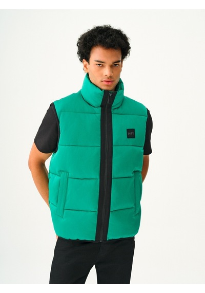 Regular Fit Erkek Yelek Yeşil