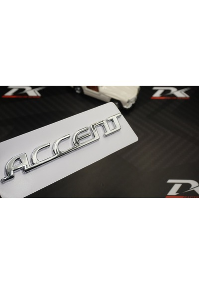 Hyundai Accent Bagaj Abs 3M 3D Yazı Logo  Amblem