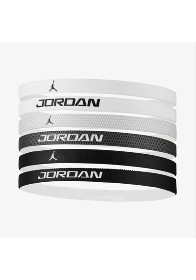 Nike Jordan Elastic Sport Headbands 6 Pk Pınted 2.0 Black White Unisex Saç Bandı J.101.6033.036.os Çok Renkli