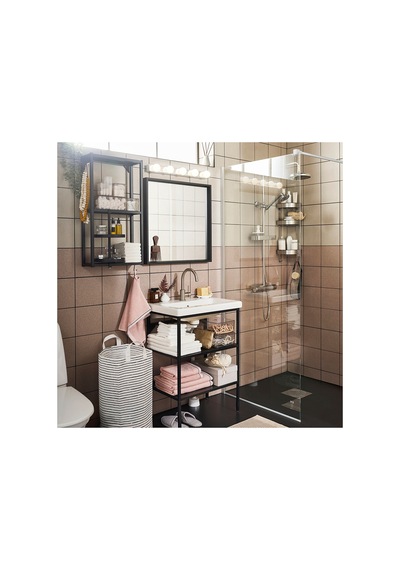 Ikea Nissedal Duvar Aynası 65x65 Cm Siyah