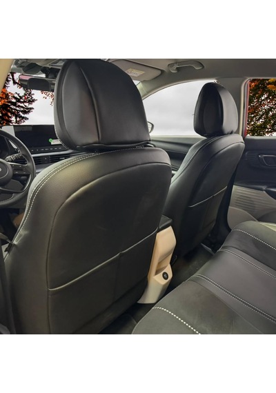 Hyundai İ20 Uyumlu Araca Özel Oto Koltuk Kılıfı 158543 Siyah