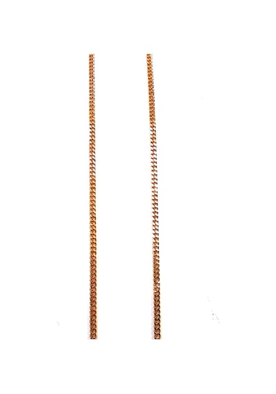 Omar Silver Unisex Gurmet 1,9 Mm Rose Kaplama Gümüş Kolye Zincir