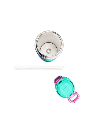 Coral High Kids Derin Mavi Renkli Pipetli Ve Direkt İçim Çelik Termos 500 Ml 31854 Mavi
