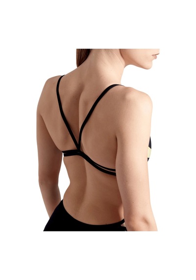 Women's Arena Multı Strıpes Swımsuıt Lace Back Kadın Yüzücü Mayosu Açik Yeşil