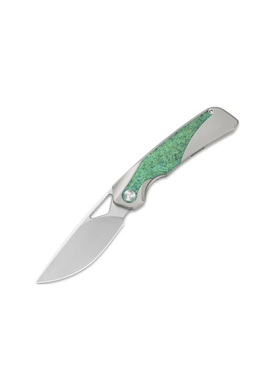 Topsail Kamp M390 Titanium & Crystallized Titanium Front Flipper Ki3735a4