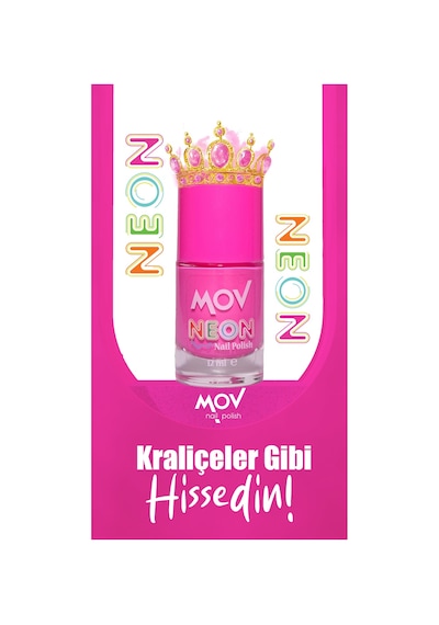 Mov Neon Oje Toz Pembe No:7 73 Candy Pink