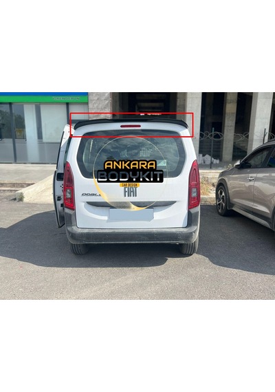 Yeni Doblo 5 Spoiler - Parlak Siyah