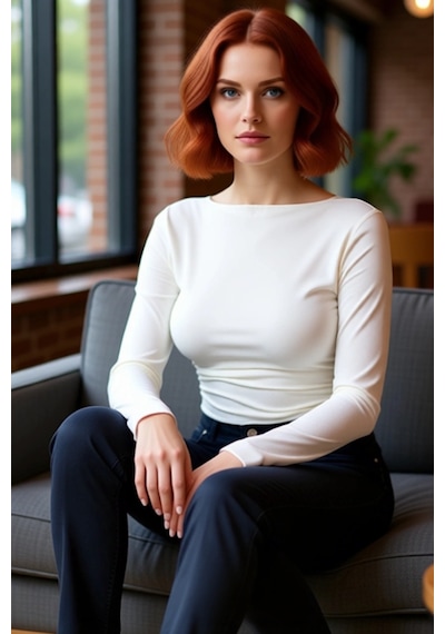 Ersefa Stil Kadın Fitted Vücuda Oturan Büzgü Drape Detaylı Esnek Bluz Cr Ekru