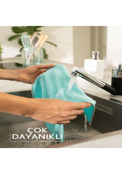 Vileda 2 Paket 3lü Pro Clean Enzim Teknolojili Mikrofiber Temizlik Bezi Vld0000000467 Renkli