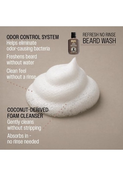 Refresh No Rinse Beard Wash 100 Ml 285 ML