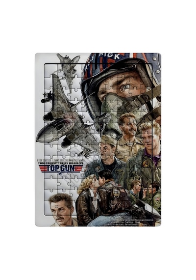 Ghostbastır Design Top Gun 99 Parça Ayaklı Puzzle Dekoratif Çocuk Yapbozu 0110