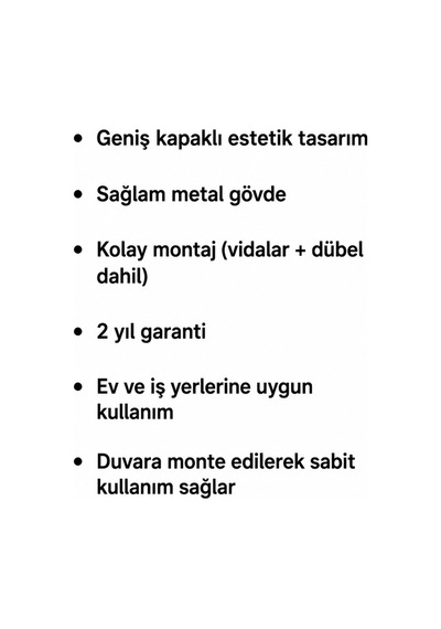 Buççin Online Mağaza Geniş Kapaklı Wc Tuvalet Kağıtlığı Metal Gövde, Duvara Monte Çok Renkli