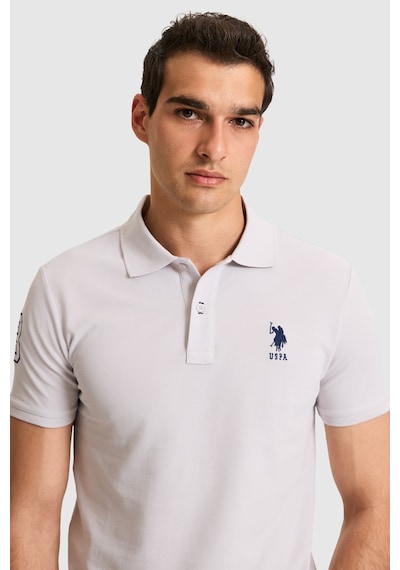 U.s. Polo Assn. Erkek Açık Gri Tişört Basic 50326920-vr001