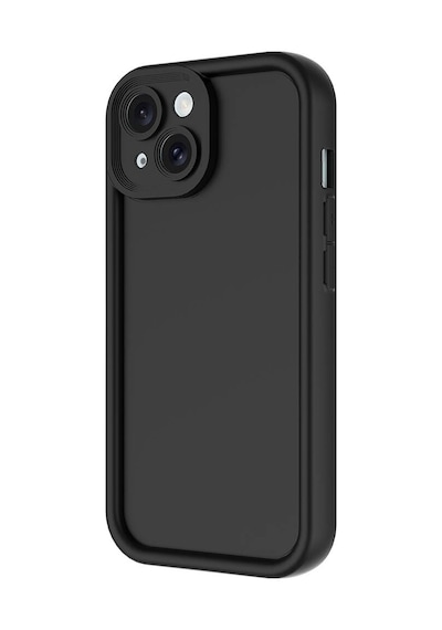 Apple Uyumlu iPhone 14 Kılıf Kamera Korumalı Zore Ananas Kapak Siyah