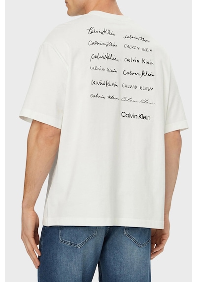 Calvin Klein Erkek T Shirt Lv04re828g Yaf Beyaz