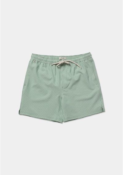 Colin's Colins Slim Fit Çizgili Erkek Yeşil Deniz Şortu Cl1079394 Q1.v1 Fgr
