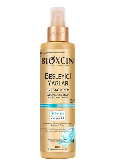 Bioxcin Besleyici Yağlar Sıvı Saç Kremi 200 Ml 9 Çiçek Yağı, Vitamin B5 Ve Biocomplex B11 İle Kuru Sku: Smg8690010396297