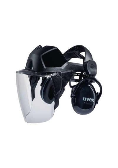 Uvex 9790212 Pheos Faceguard Pc Visor Ghs Yüz Koruma Ve Kulak Koruması İle