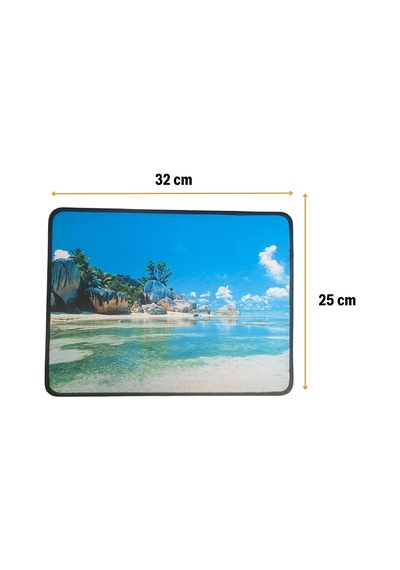 Durukar 25x32 Cm Küçük Boy Mouse Pad Manzara Ada