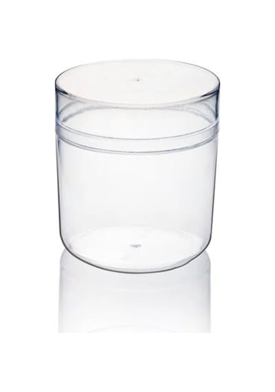 Kristal Kap Tatlı Kabı Kasesi 300 Cc Kullan At Plastik Mika 10 Adet Kap + 10 Adet Kapak.