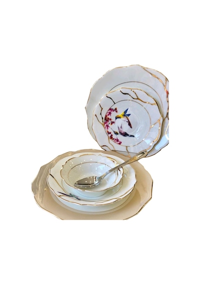 Mikasa Moor Bellini Harmony Gold 74 Parça Yemek Seti