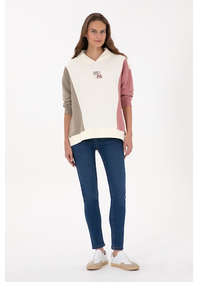 U.s. Polo Assn. Kadın Sweatshirt 50313585-vr256 İnci