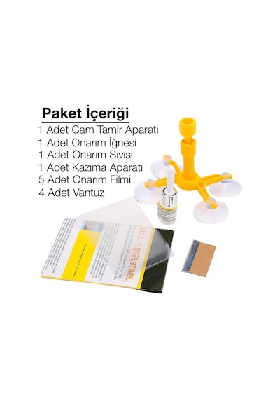 Ally Araba-Araç Camı Çatlak Tamir Kiti N11.2196