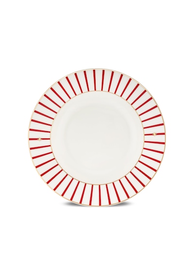 Jumbo Navy 24 Parça 6 Kişilik Yemek Takımı Kırmızı Kırmızı