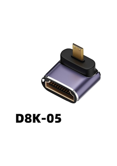 Uhd 2.1 Adaptör, 8k 60hz Hdtv Dişi Konnektörden Mini/microhd Erkek Konnektöre 8k Yüksek Çözünürlüklü 08596522