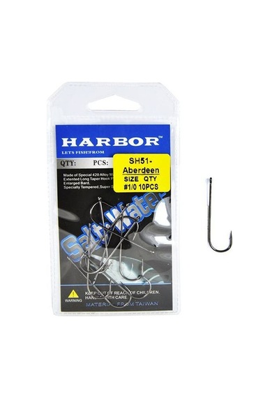 Harbor Sh51 Aberdeen No:1/0 10pcs İğne