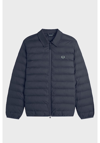 Fred Perry J1301 Collared Insulated Erkek Mont Mavi
