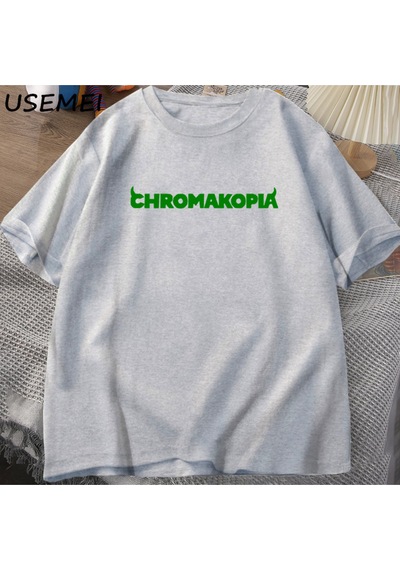 Flood Of Style Tyler The Creator Chromakopia Tour T Shirt Men Casual Cotton Hip Hop Music Fans T-shirt High Gri