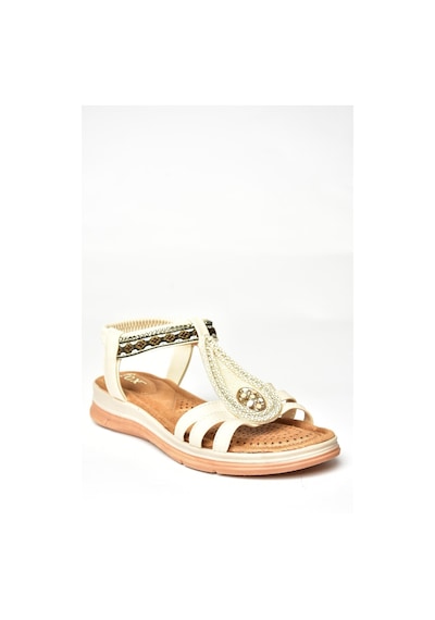 Fox Shoes U258613709 Bej Kadın Sandalet Bej