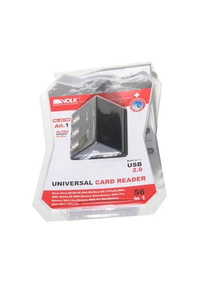 Volk 56 İn 1 Combo Card Reader + 3 Port Usb Hub (Ml-Ce19B)