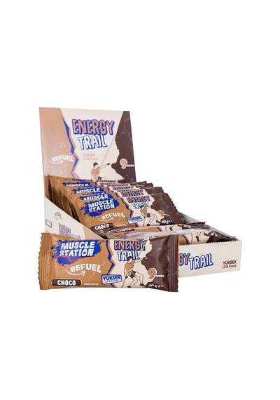 Muscle Station Energy Trail Bar 40 G 24 Adet Çikolata