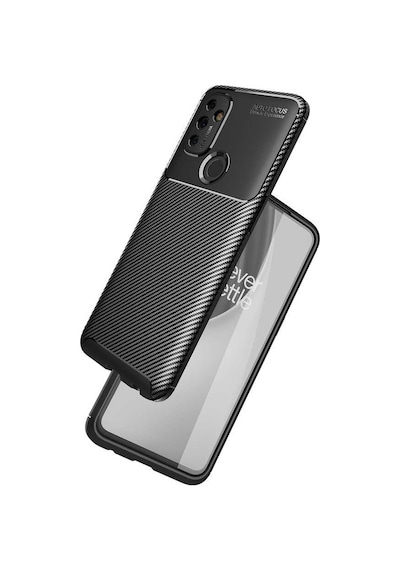 One Plus Nord N100 Kılıf Zore Negro Silikon Kapak Kahverengi