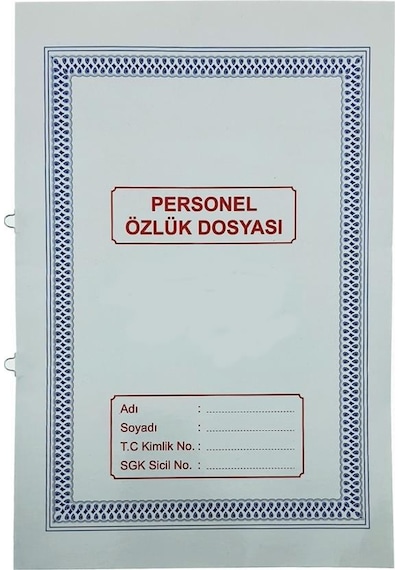 Gülpaş 225 Personel Özlük Dosyası 21 X 30 - 5 Adet