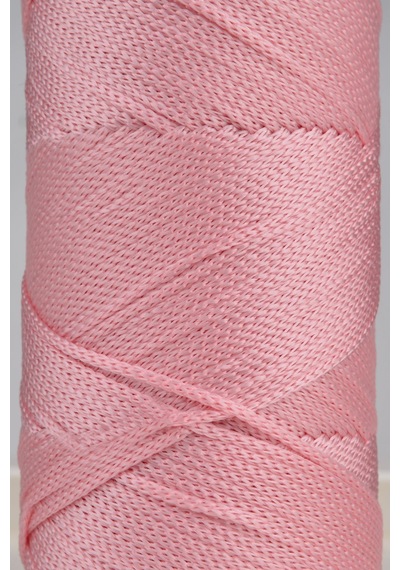 2 Mm - 200 Gr Polyester Makrome Ipi Pembe 230 M Polyester Makrome Ip Supla Ip Ve Çanta Ipliği
