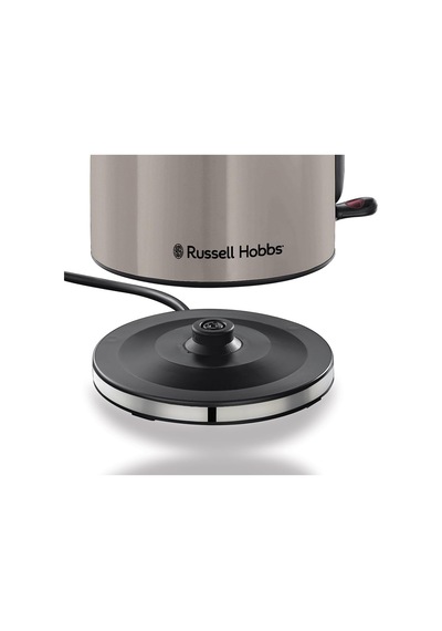 Russell Hobbs Elektrikli Su Isıtıcısı 1,7l, 2400w Colours Plus Moca Paslanmaz Çelik, Su