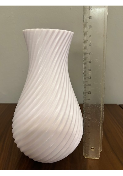 Vazo Dekoratif 3d Beyaz