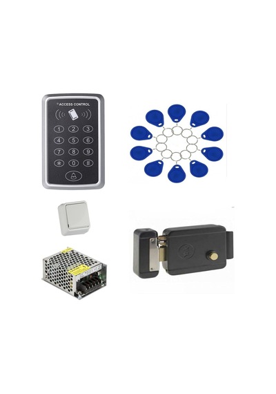 Rfid Şifreli Kapı Kilidi Seti Açma Dış Kapı Tirajlı Kilit Set Apartman Kapısı Vb.