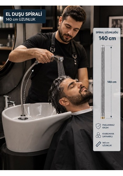Berber Mix Tek Spiral Yüksek Kalite Acar 20.07.600 Açık Gri