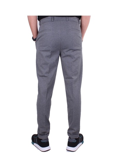 Dagoster Dmg23-611275 Gri Normal Bel Double Paça Flota Cepli Erkek Pantolon gri