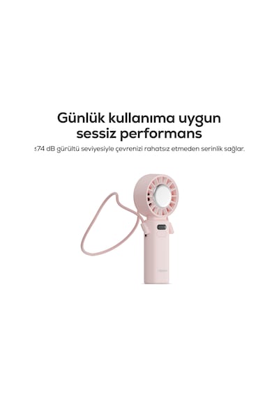 Xenon Smart Peltier Buz Soğutmalı El Vantilatörü 100 Kademe, 3600mah, 8300 Rpm, Usb-c, Askılı