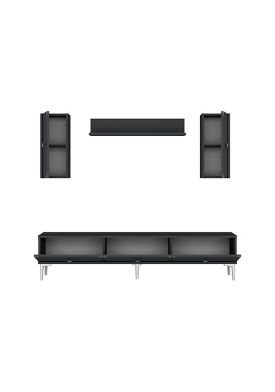 Tvr1897as - Alfa Tvr180 Tv Ünitesi Takım , Tv Sehpası Antrasit - Sılver 180cm Tvr1897as - Alfa Tvr180 Tv Ünitesi Takım , Tv Sehpası Antrasit - Sılver 180cm