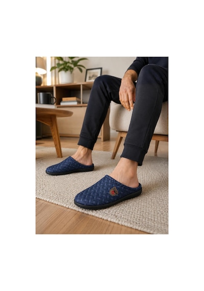 Neco Giyim Erkek Önü Kapalı Terlik Peluş Yıkanabilir Ev Terliği Misafir Çeyiz Damat Terliği Lacivert Neco Giyim Erkek Önü Kapalı Terlik Peluş Yıkanabilir Ev Terliği Misafir Çeyiz Damat Terliği Lacivert