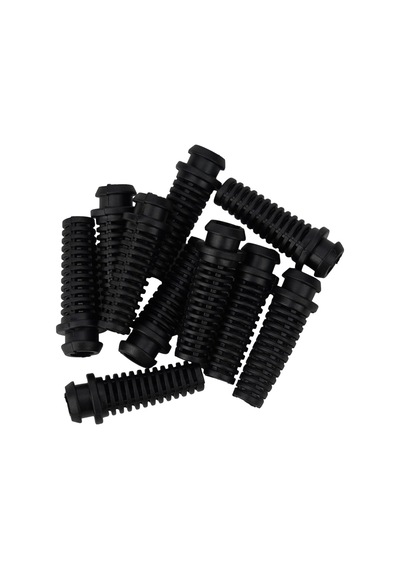 100 Adet - 6.0mm İç Çaplı Sr Kablo Koruyucu Siyah Spiral Tip Kablo Kelepçesi